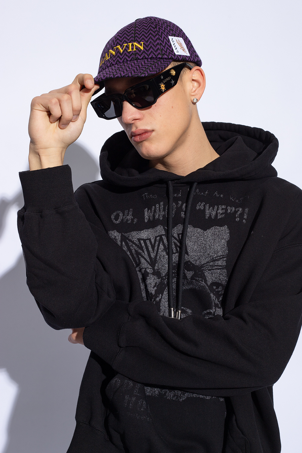 LANVIN SPORT マイク LANVIN SPORT モノグラムジャガードキャップ -デサントストア